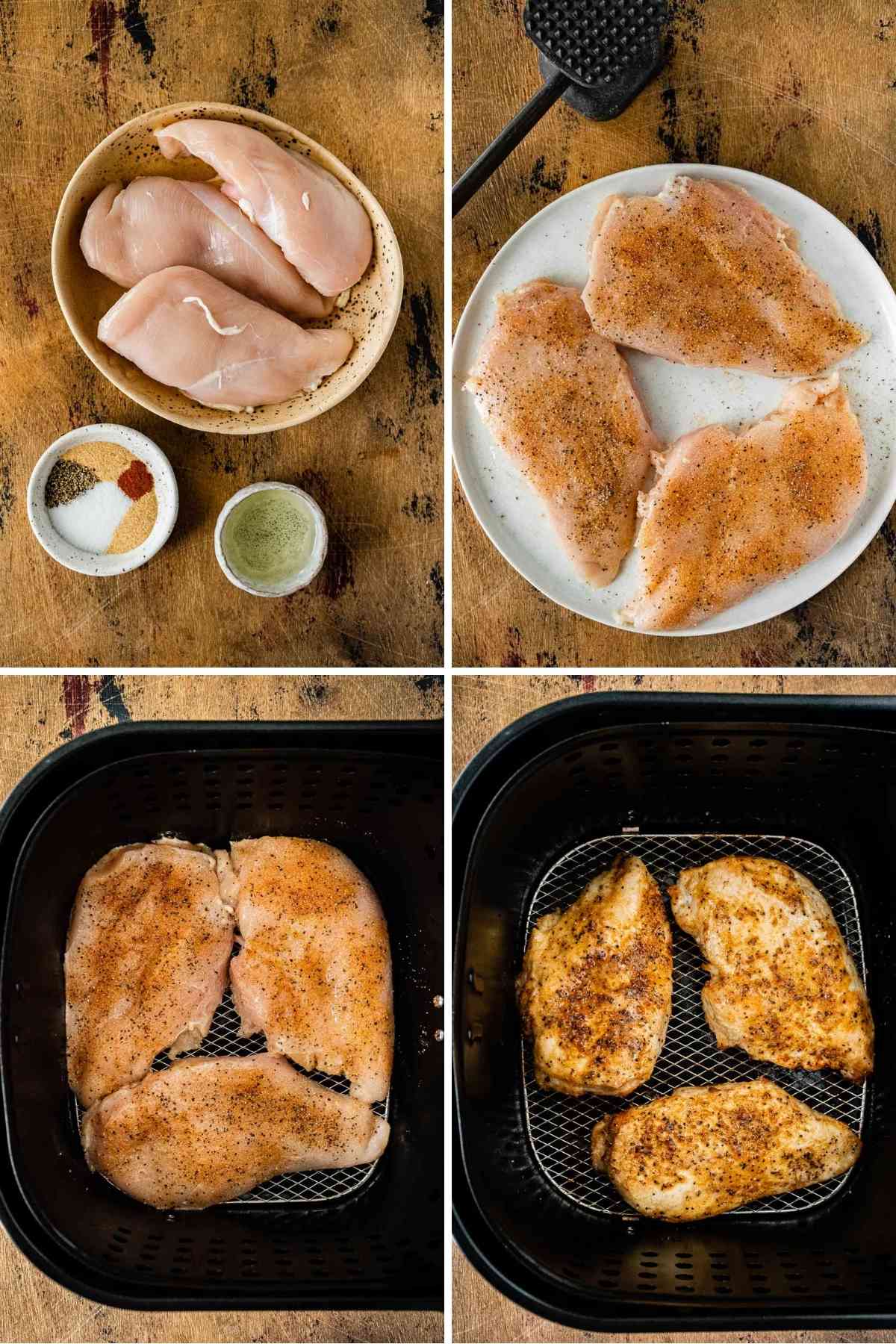 How To Make Air Fryer Chicken Breast Zazoo Recipes