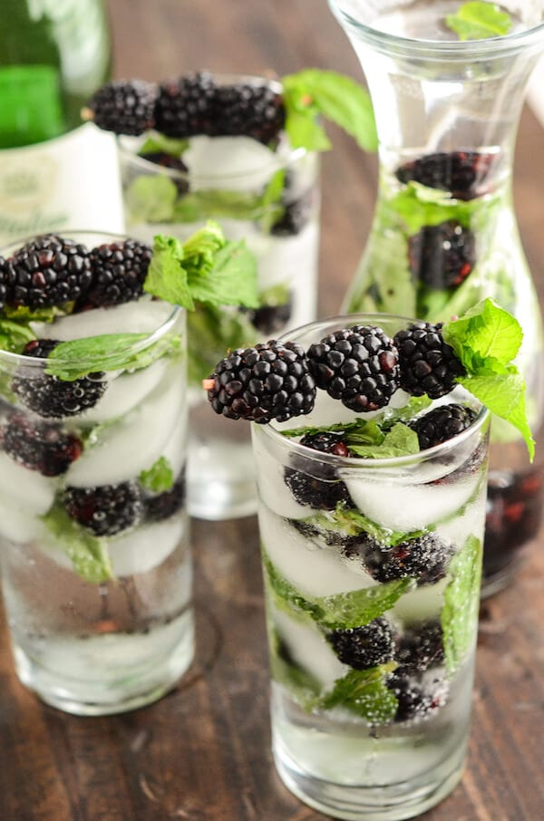 Blackberry Mint Agua Fresca