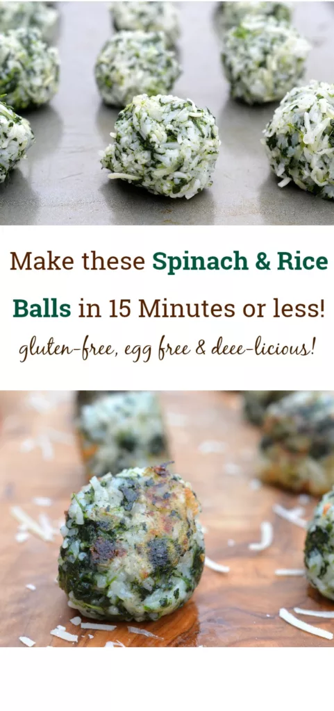 Spinach & Rice Balls