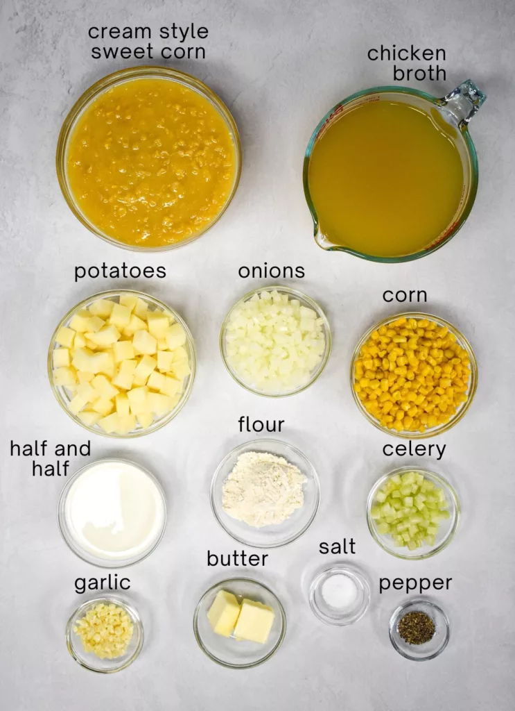 potato corn chowder ingredients