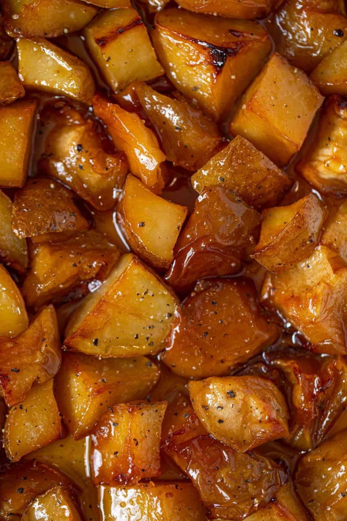 Honey Roasted Apples and Potatoes