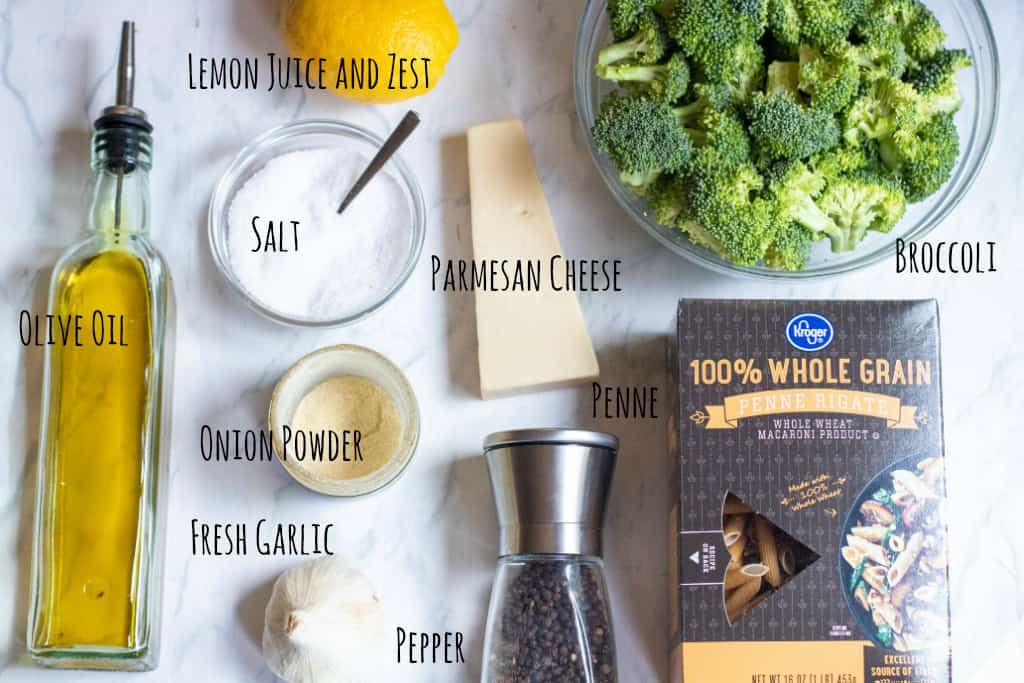 One Pot Broccoli Penne Ingredients 