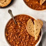Slow Cooker Pork and Beans