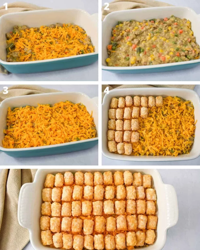 BUILD THE TATER TOT CASSEROLE