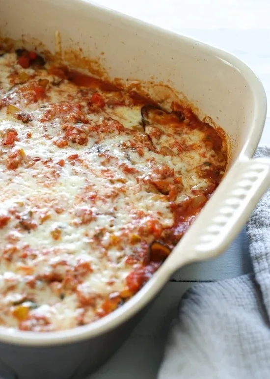 Baked Ratatouille with Havarti Cheese