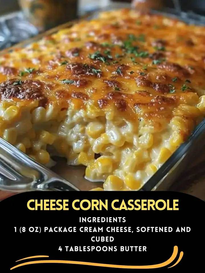 Cream Cheese Corn Casserole