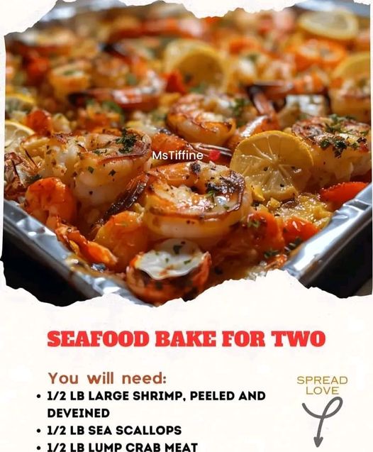 Seafood Bake for Two