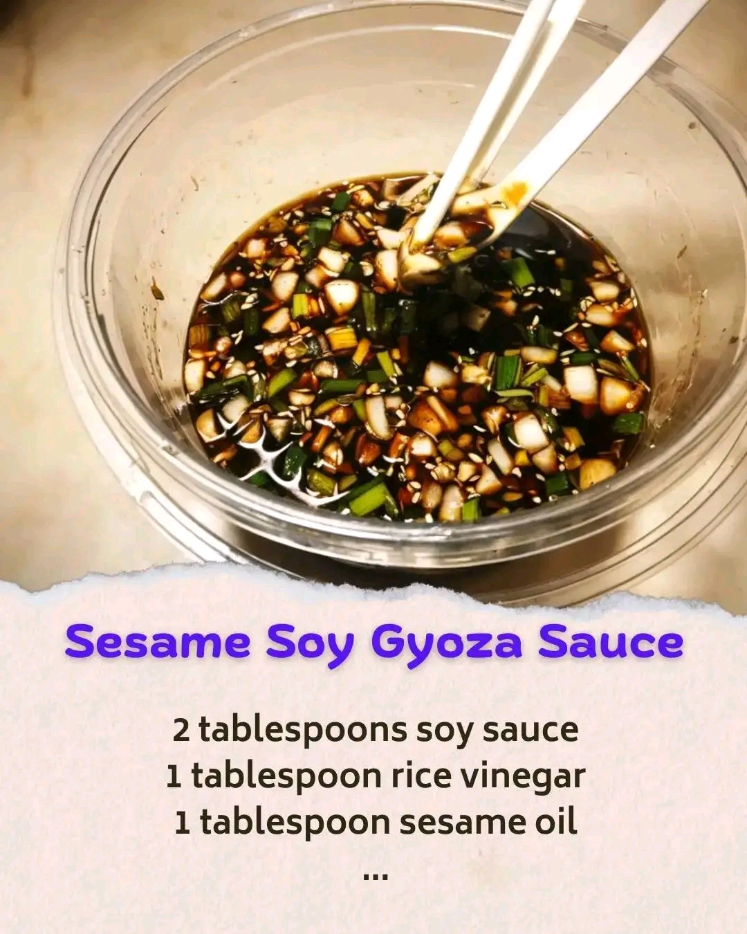 Savory Sesame Soy Gyoza Dipping Delight