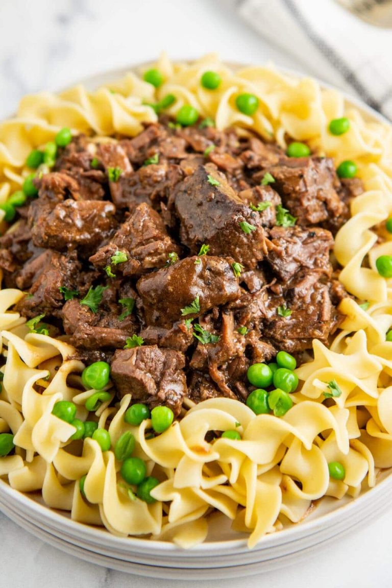 Crockpot Beef Tips & Noodles Zazoo Recipes