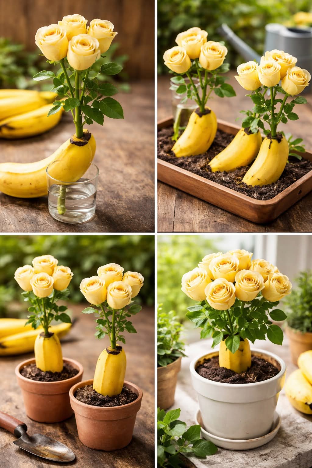 How to Reproduce Roses Infinitely with the Banana Method
