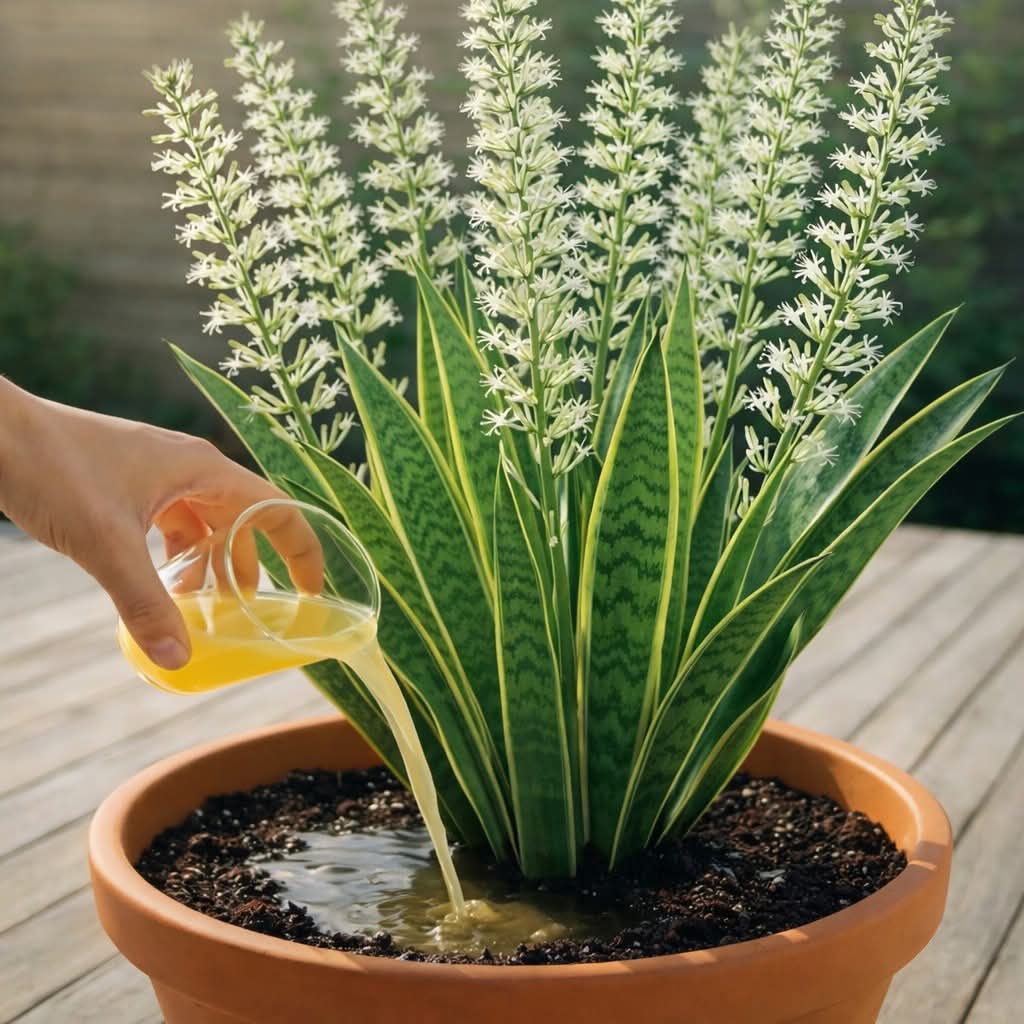 Want Your Sansevieria to Bloom? Try This Simple Trick!