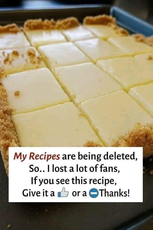 Creamy Lemon Bars Recipe