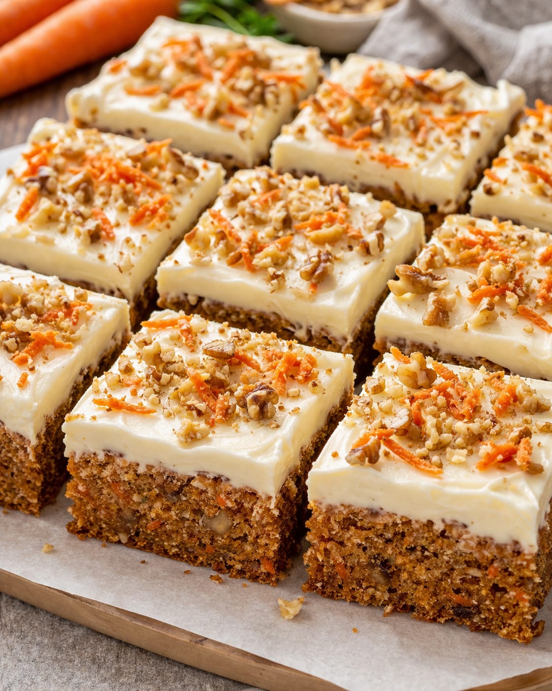 Carrot Cake Cream Cheese Bars – The Ultimate Swirled Dessert That Disappears Fast