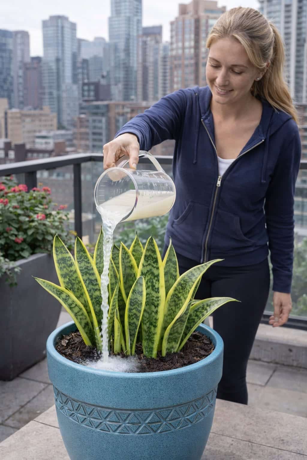 The Snake Plant Growth Method Using Rice Water – How to Revive, Improve Leaf Health, and Support Natural Blooming