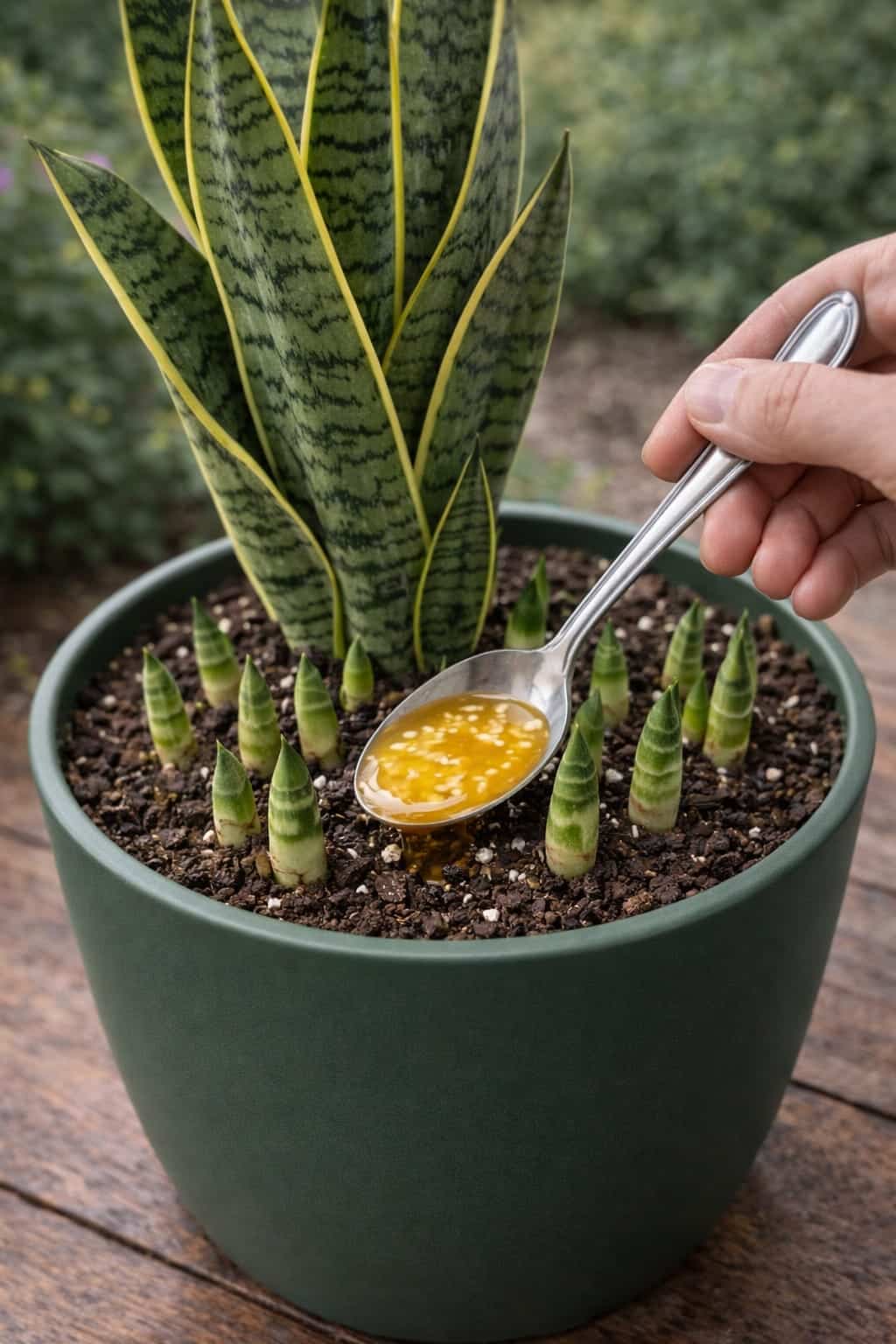 Why Some Gardeners Pour This Golden Liquid on Snake Plants — New Shoots Appear Weeks Later