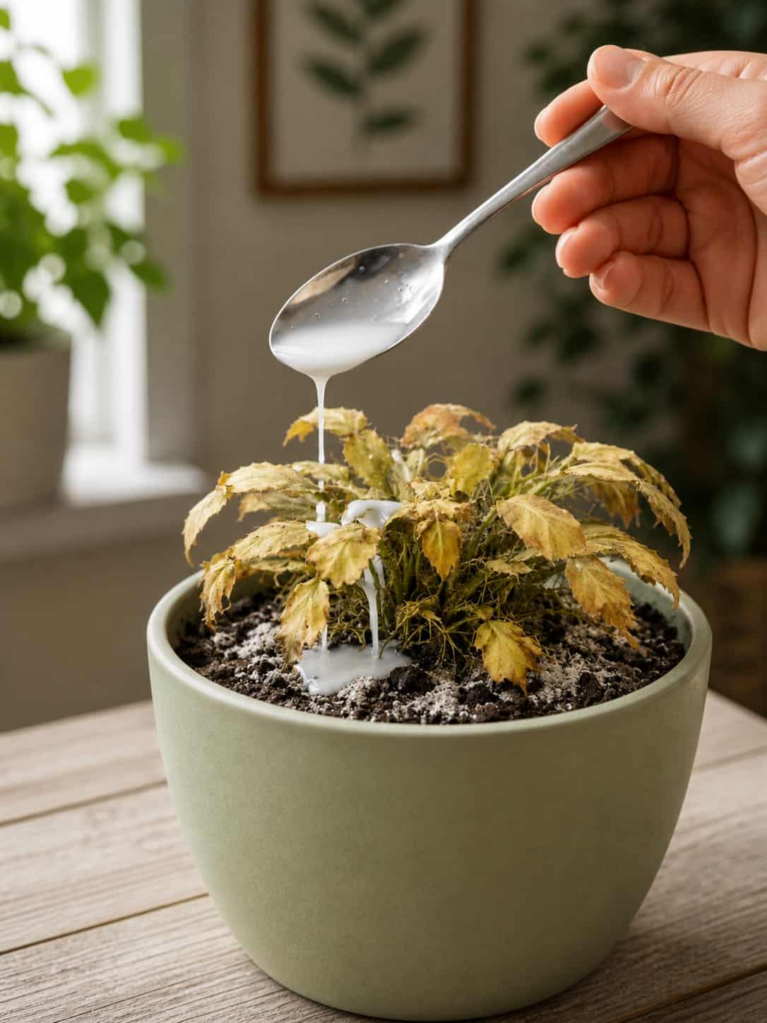 The White Rice Water Rescue Trick for a Yellowing Nerve Plant: A Gentle Homemade Tonic for Weak Indoor Plants