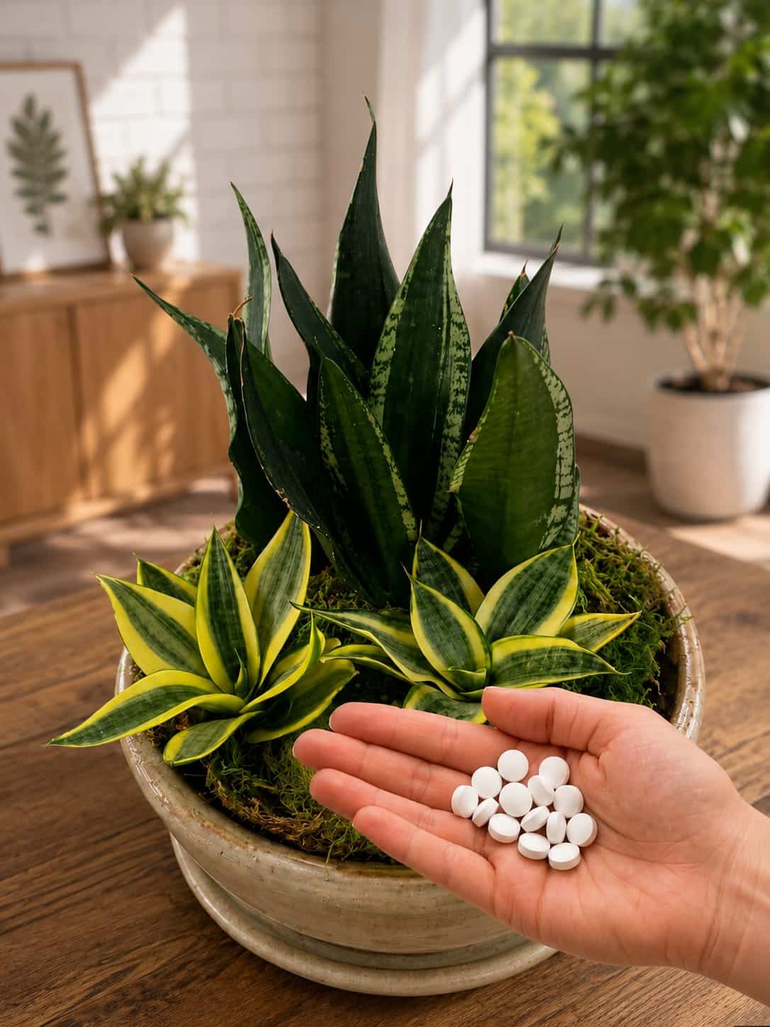 The Simple Tablet Trick for Snake Plants: How to Use Aspirin Water Safely for Stronger Growth and Healthy New Shoots
