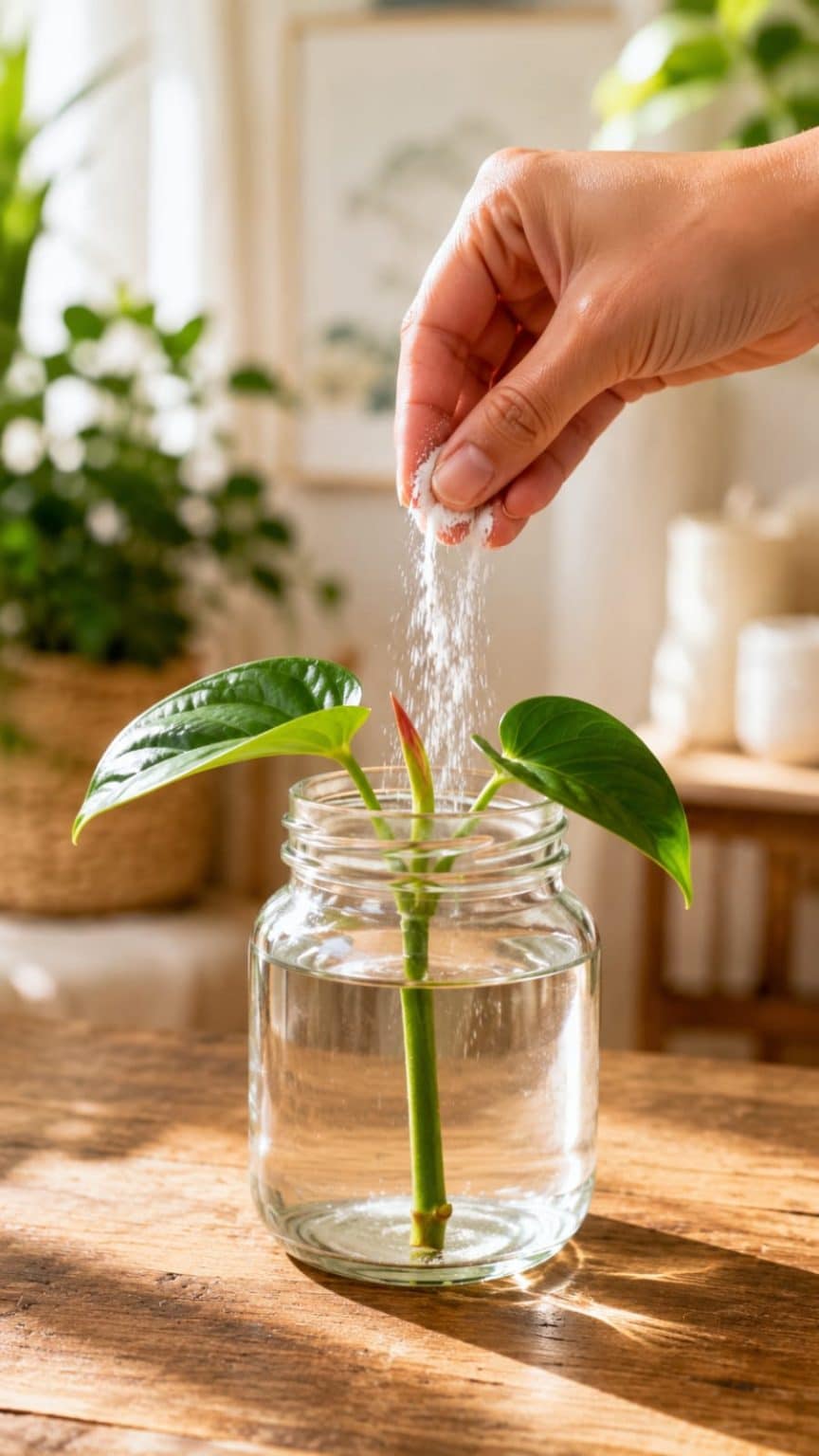 This Anthurium Water Jar Method Looks Beautiful, But the Roots Matter ...