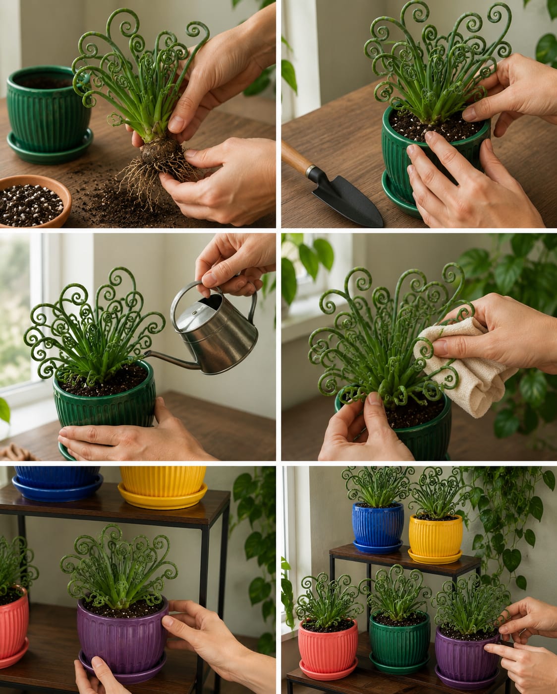 How to Repot and Grow Frizzle Sizzle Indoors Safely for Curled Leaves, Stronger Roots, and a Cleaner Designer Plant Display